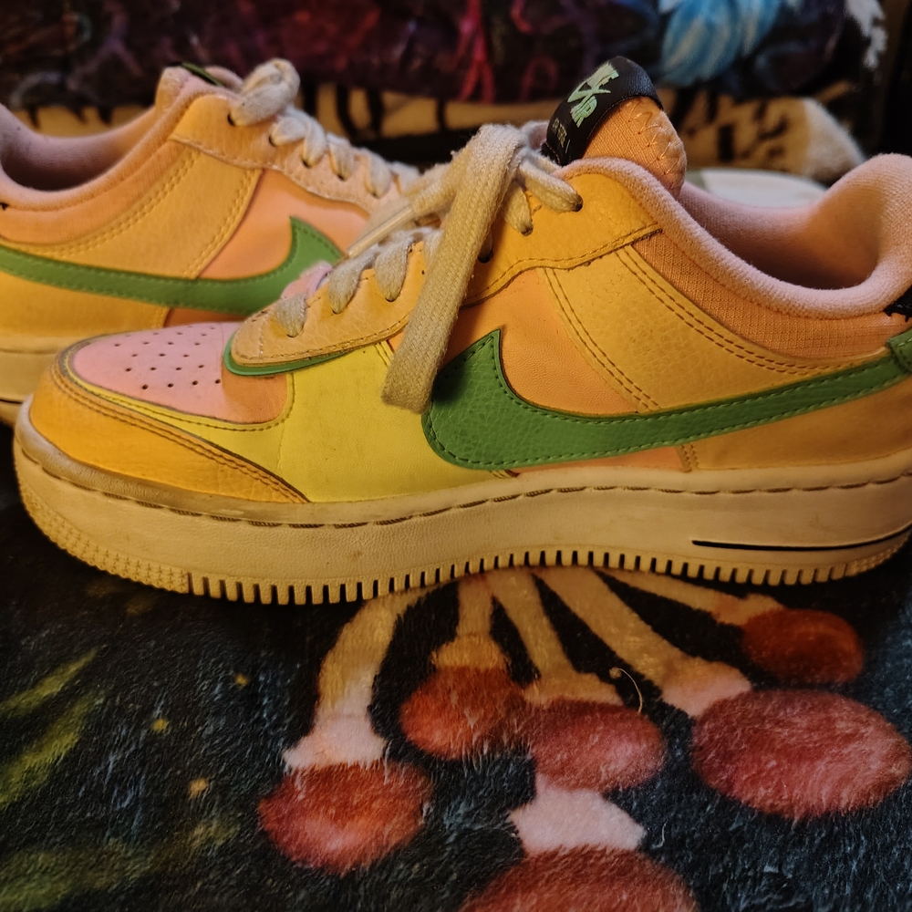 Nike Women's Athletic Shoes - Yellow and Green